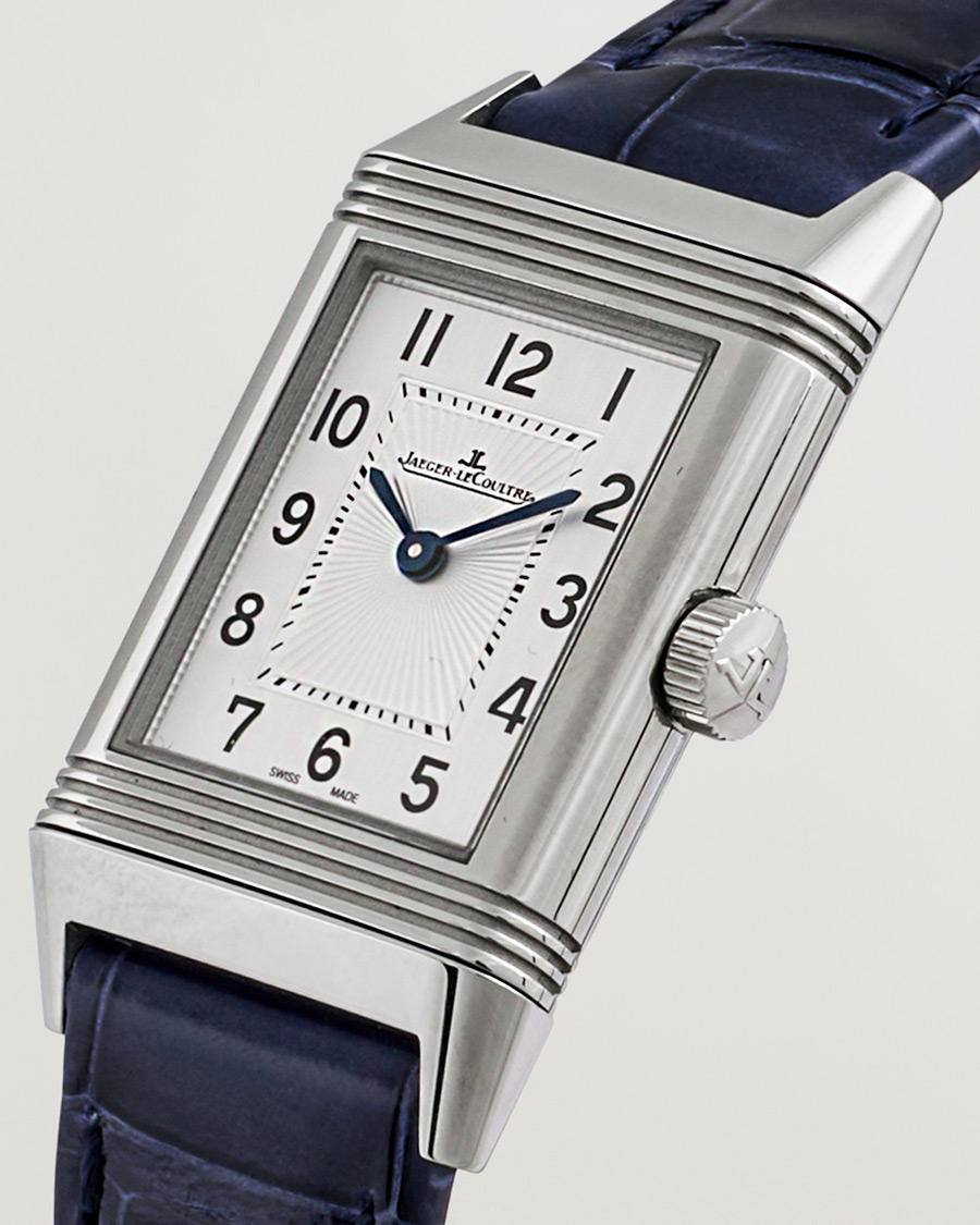 Herre | Jaeger-LeCoultre Pre-Owned Reverso Classic Monoface Blue | Jaeger-LeCoultre Pre-Owned | Reverso Classic Monoface Blue