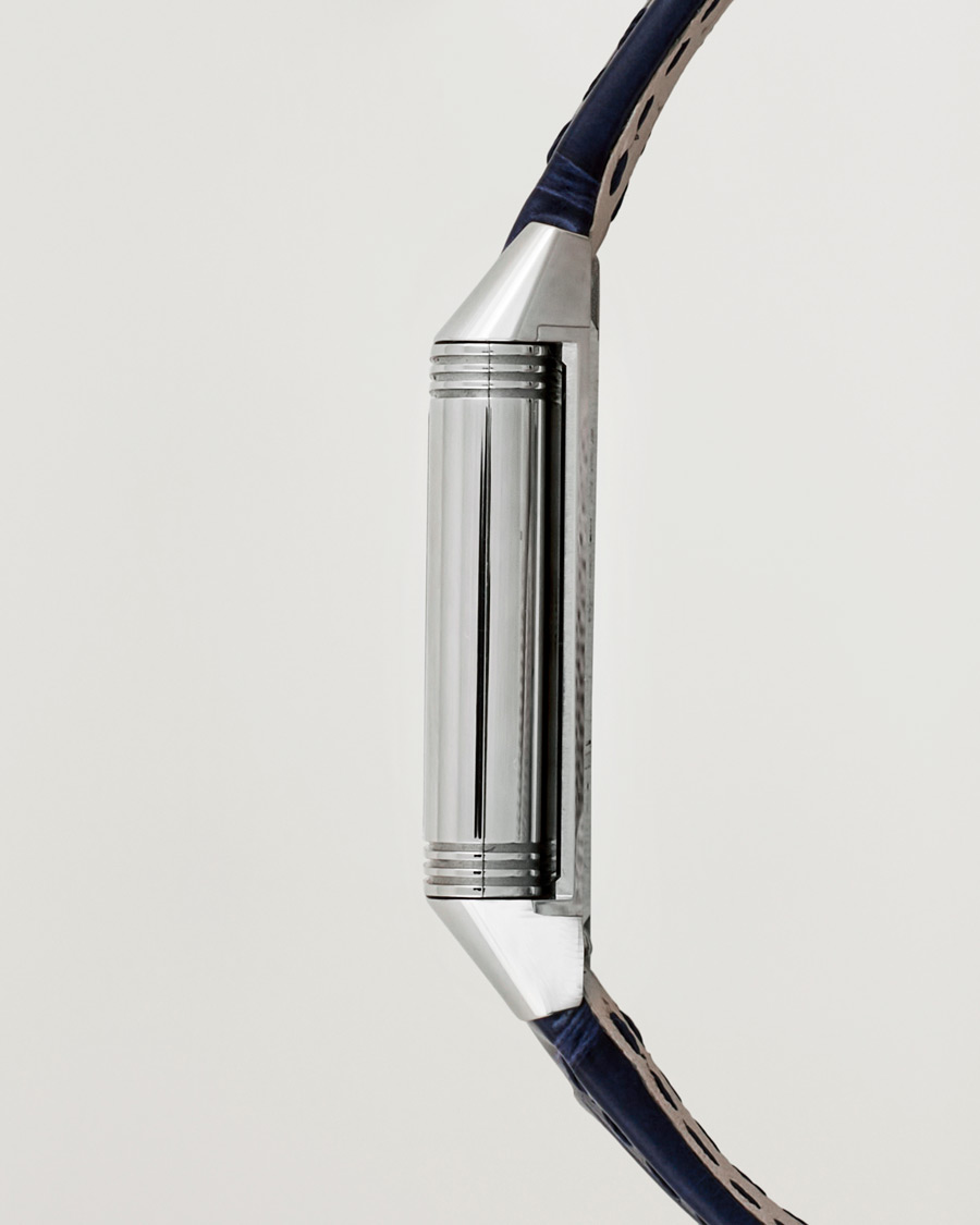 Herre | Jaeger-LeCoultre Pre-Owned Reverso Classic Monoface Blue | Jaeger-LeCoultre Pre-Owned | Reverso Classic Monoface Blue
