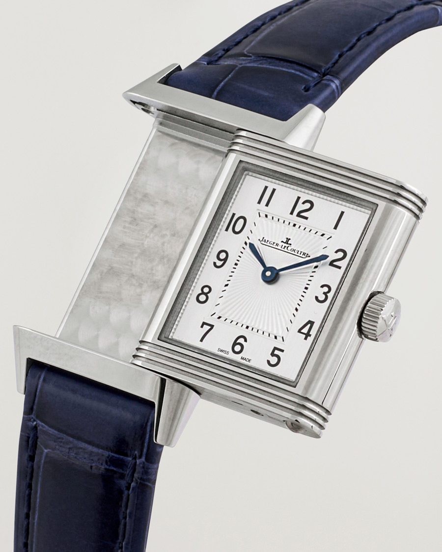 Herre | Jaeger-LeCoultre Pre-Owned Reverso Classic Monoface Blue | Jaeger-LeCoultre Pre-Owned | Reverso Classic Monoface Blue
