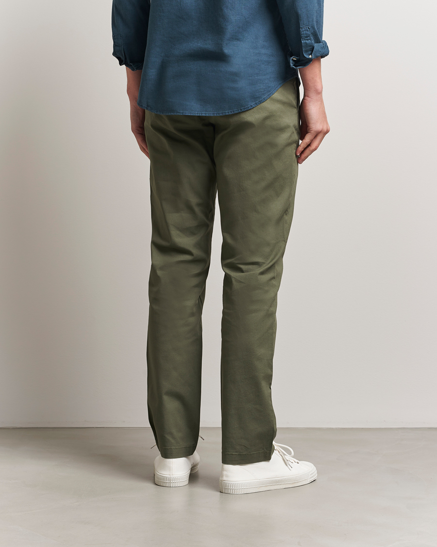 Herre | Bukser | Dockers | Crafted Khaki Slim Cotton/Linen Chino Teal Leaf