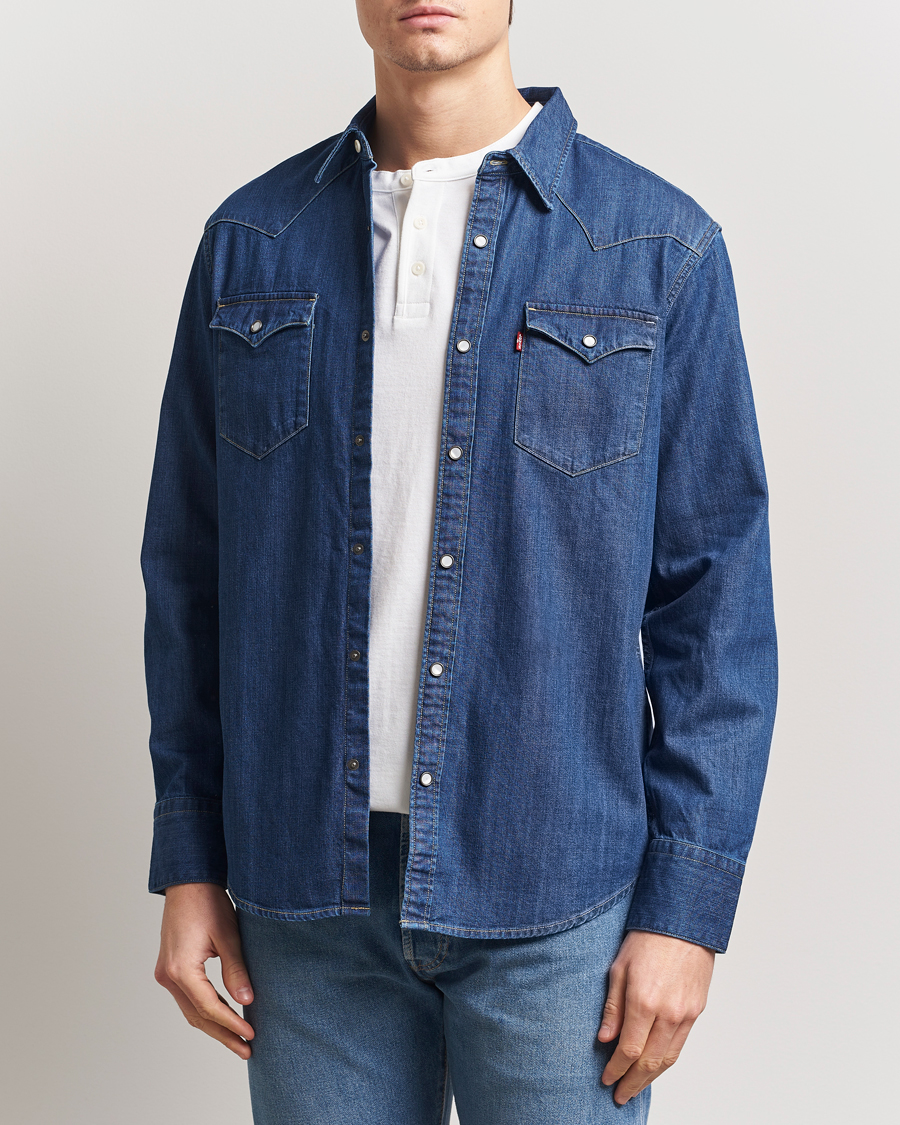 Herre | Skjorter | Levi's | Barstow Western Standard Shirt Medium Blue