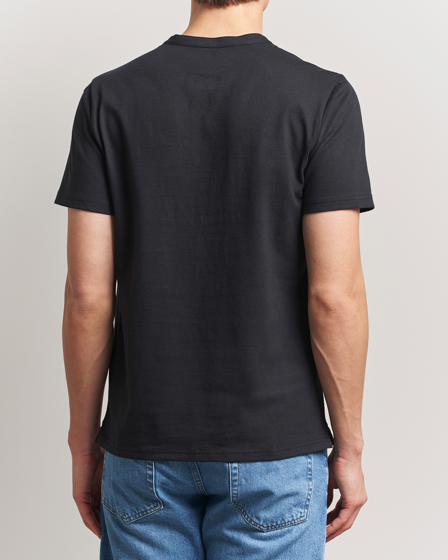 Herre | T-Shirts | Levi's | Short Sleeve Henley Mineral Black