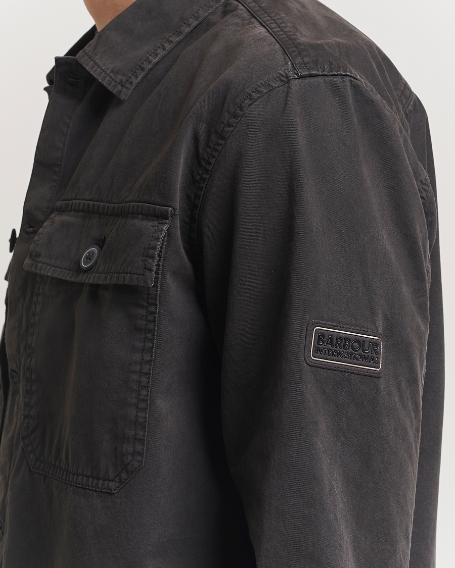 Herre | Skjorter | Barbour International | Arlo Cotton Overshirt Black