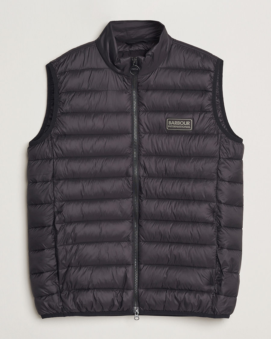 Herre | Jakker | Barbour International | Trer Reed Puffer Gilet Black