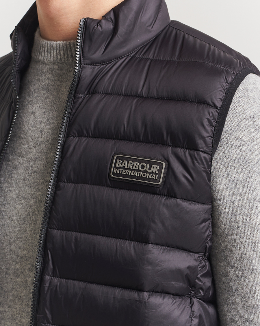 Herre | Jakker | Barbour International | Trer Reed Puffer Gilet Black