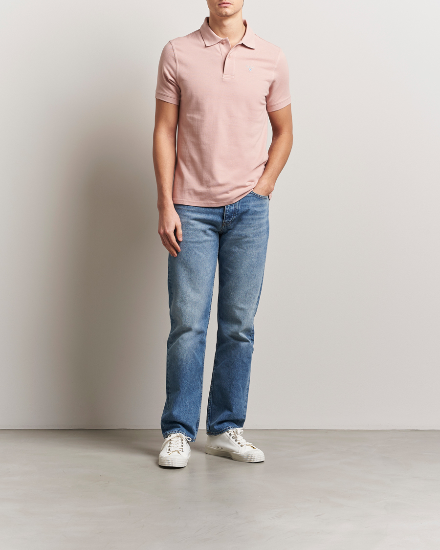 Herre | Polotrøjer | Barbour Lifestyle | Sports Polo Pink Mist