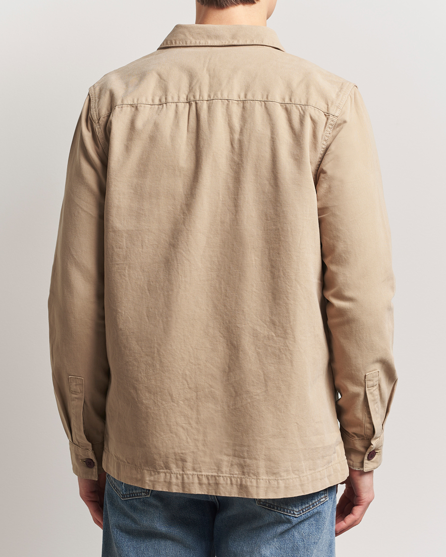 Herre | Skjorter | Barbour Lifestyle | Washed Cotton Overshirt Washed Stone