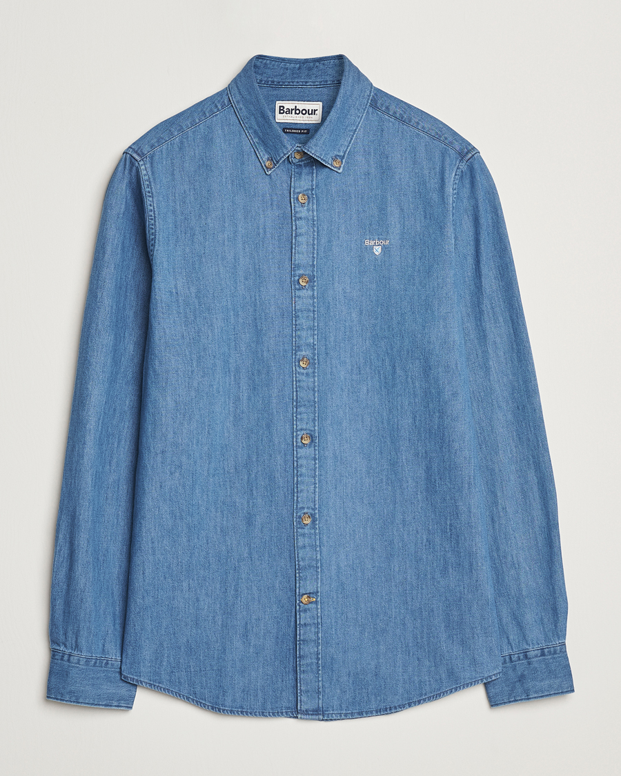 Herre | Skjorter | Barbour Lifestyle | Chambray Crest Shirt Chambray
