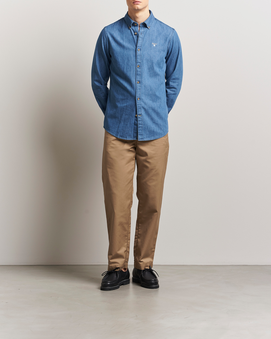 Herre | Skjorter | Barbour Lifestyle | Chambray Crest Shirt Chambray