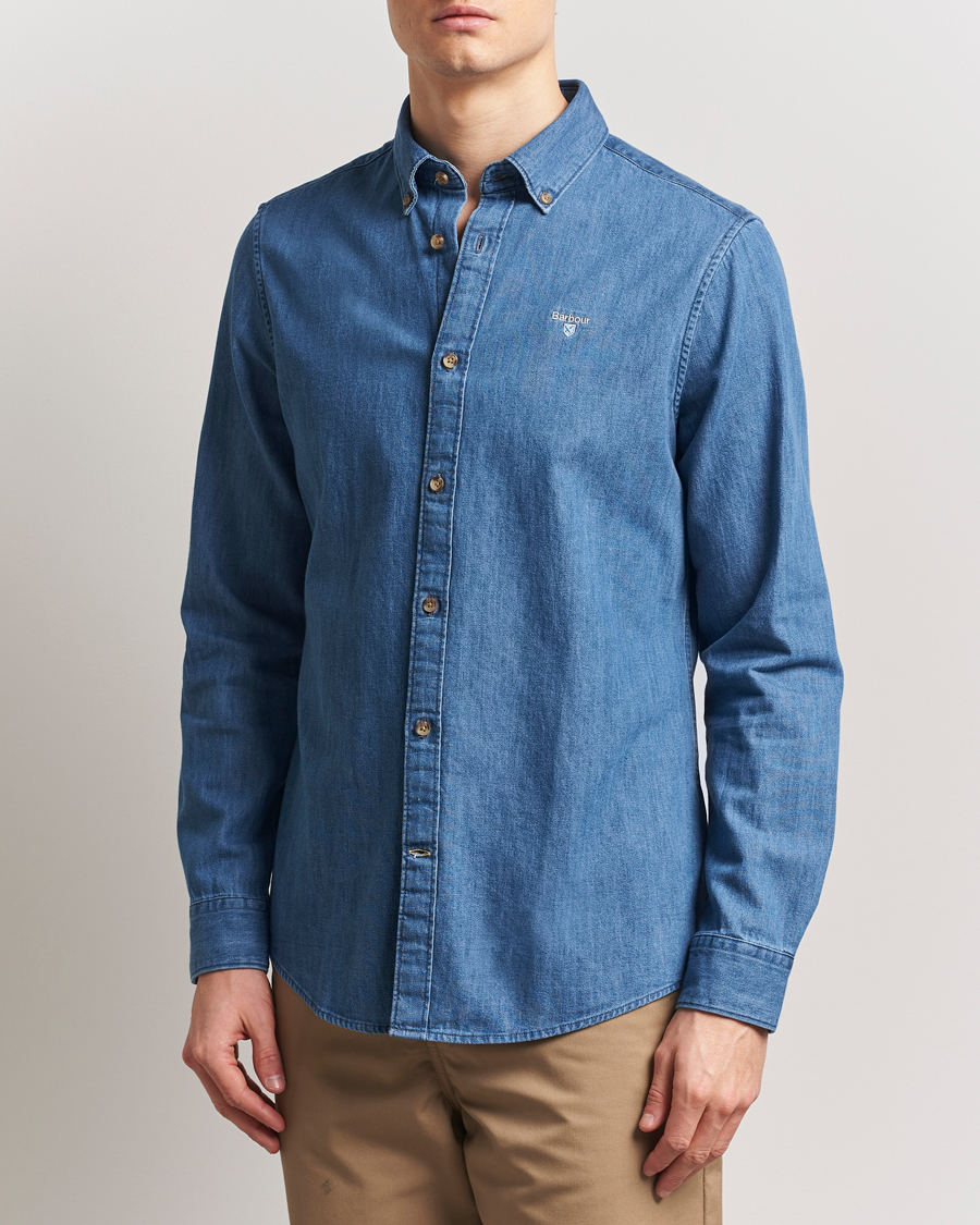 Herre | Skjorter | Barbour Lifestyle | Chambray Crest Shirt Chambray