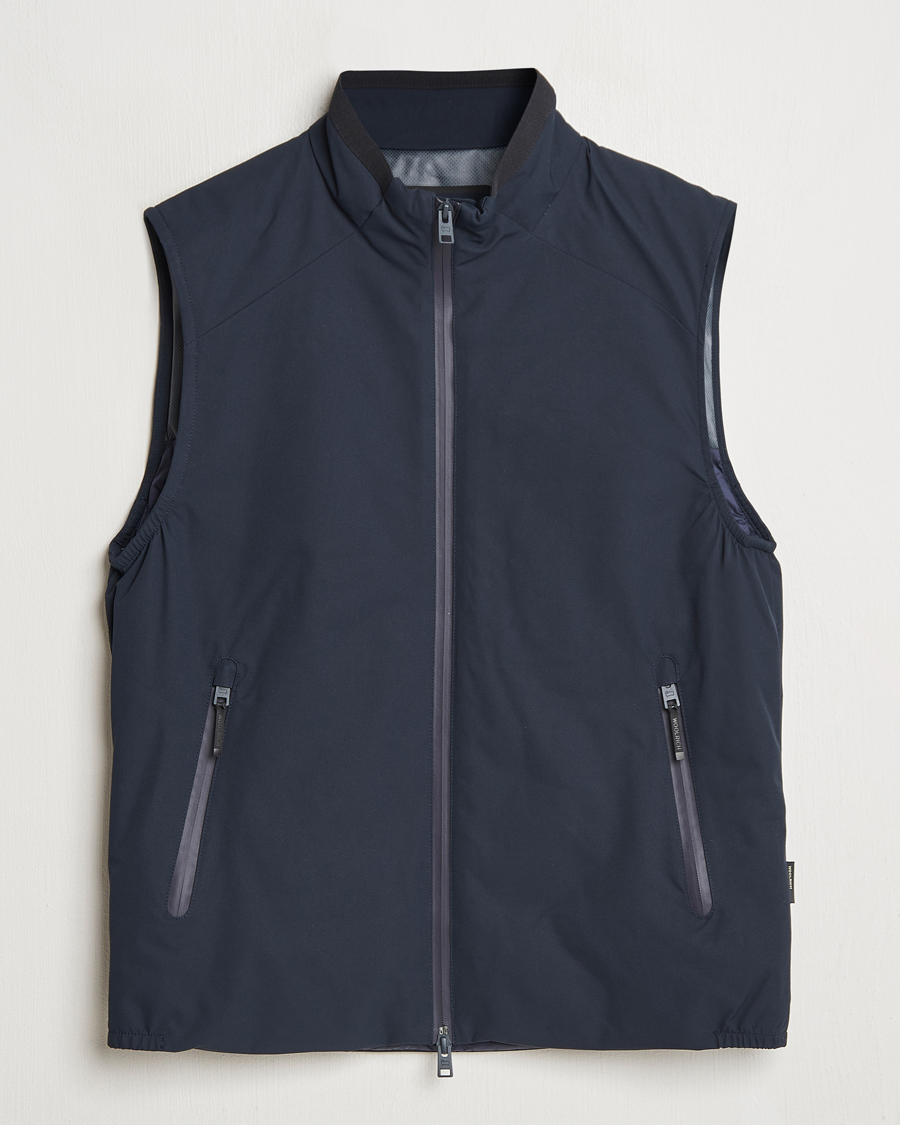 Herre | Veste | Woolrich | Sailing Two Layer Vest Melton Blue