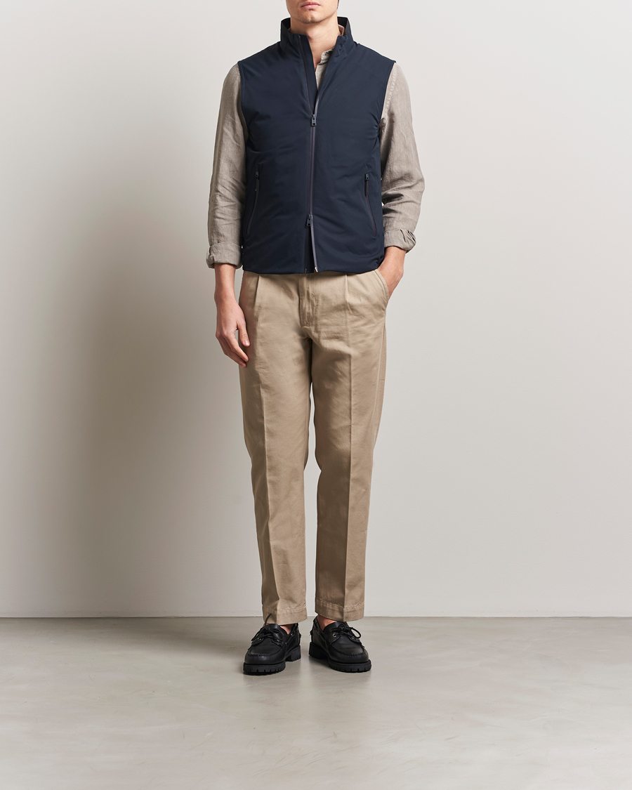 Herre | Veste | Woolrich | Sailing Two Layer Vest Melton Blue