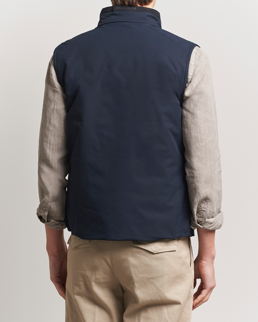 Herre | Jakker | Woolrich | Sailing Two Layer Vest Melton Blue