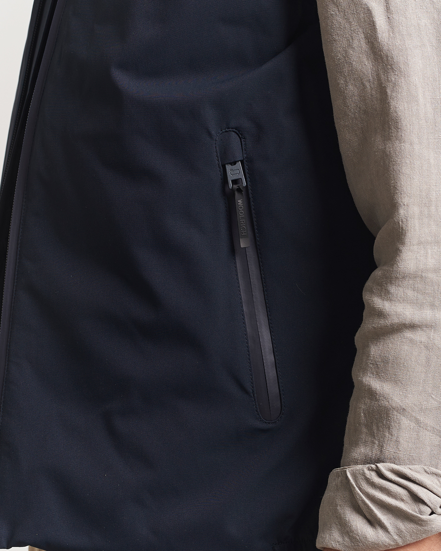 Herre | Jakker | Woolrich | Sailing Two Layer Vest Melton Blue