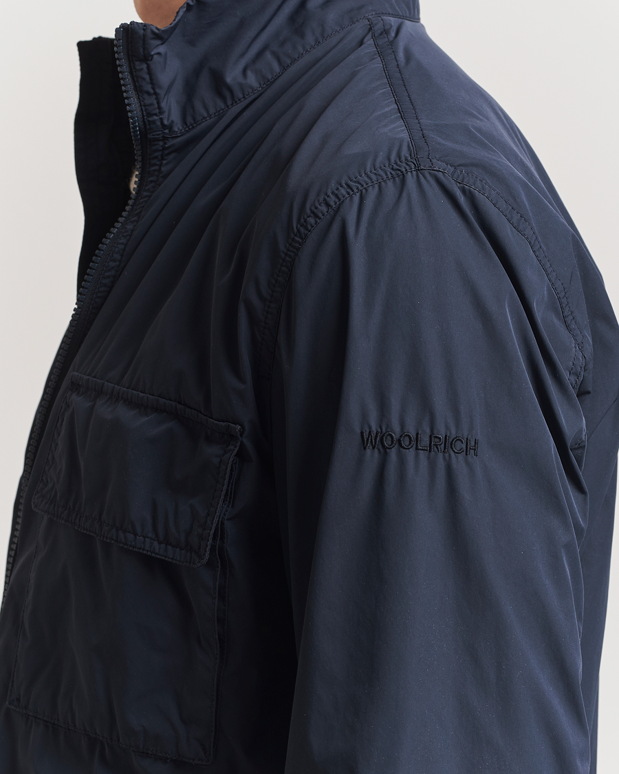Herre | Jakker | Woolrich | Urban Field Jacket Melton Blue
