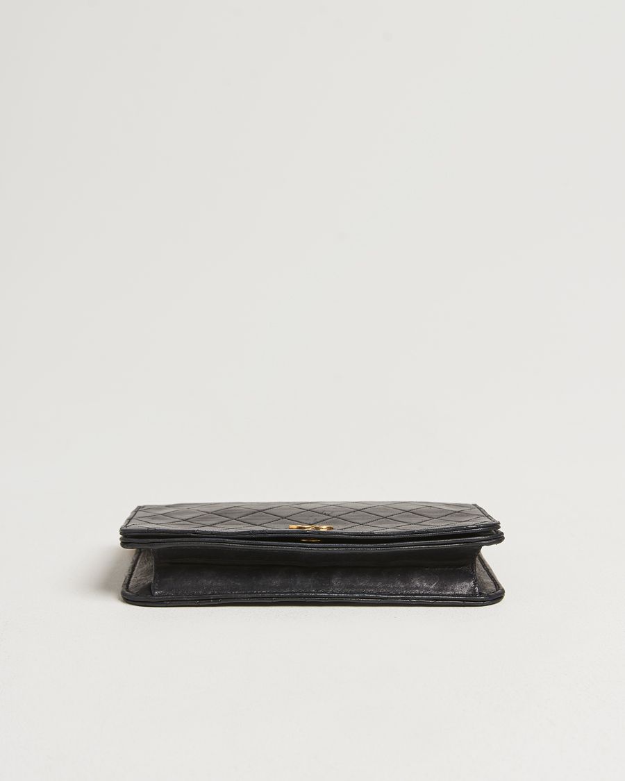 Herre | Chanel Pre-Owned Single Full Flap Chain Shoulder Bag Black | Chanel Pre-Owned | Single Full Flap Chain Shoulder Bag Black
