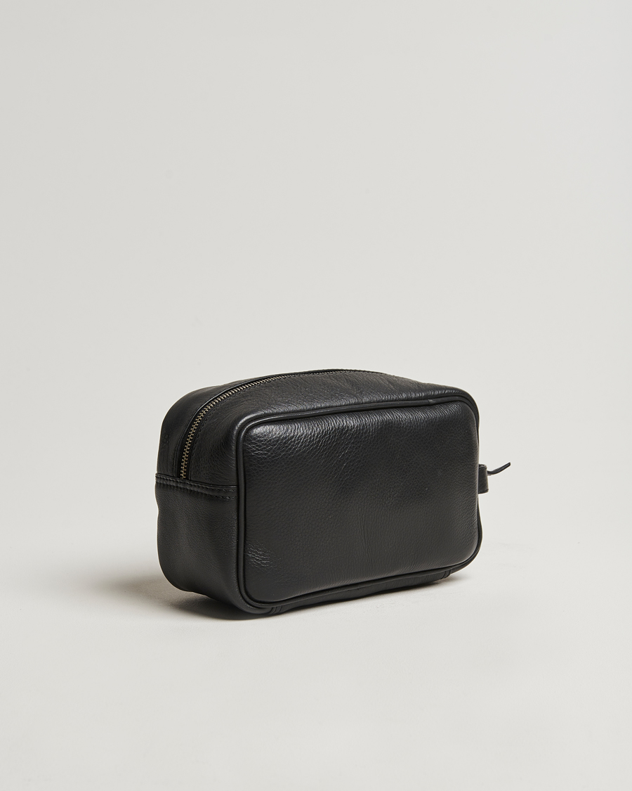 Herre | Tasker | LES DEUX | Leather Washbag Black