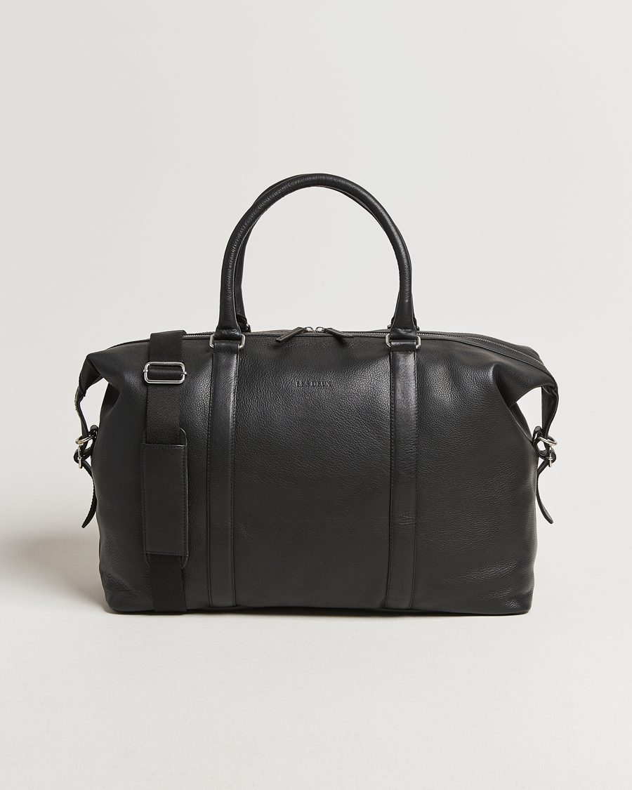 Herre | Tasker | LES DEUX | Leather Weekendbag Black
