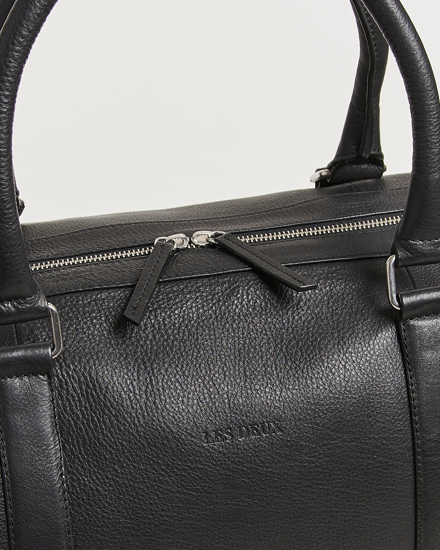 Herre | Tasker | LES DEUX | Leather Weekendbag Black