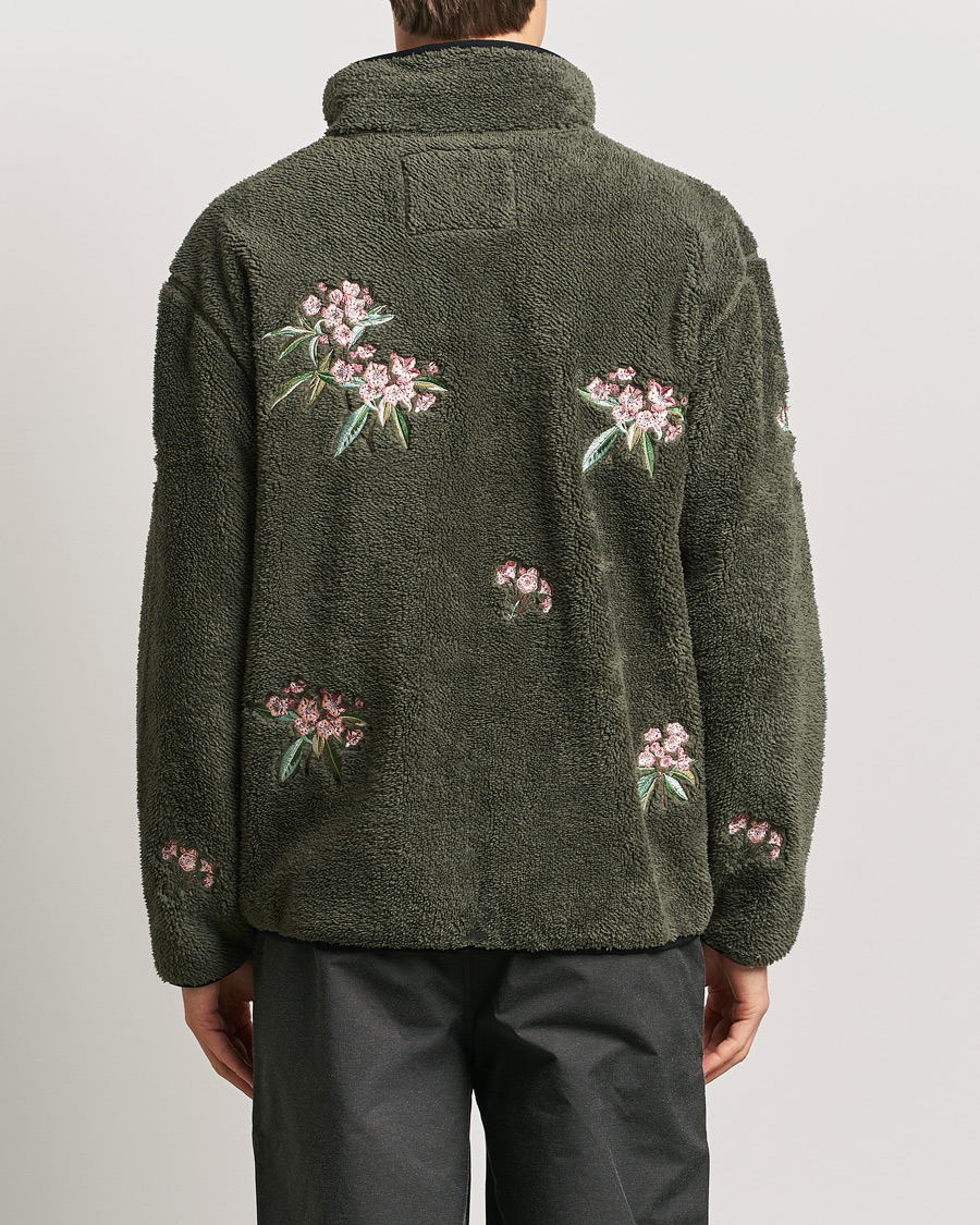 Herre | Trøjer | Woolrich | Sherpa Fleece Full Zip by Todd Snyder Green