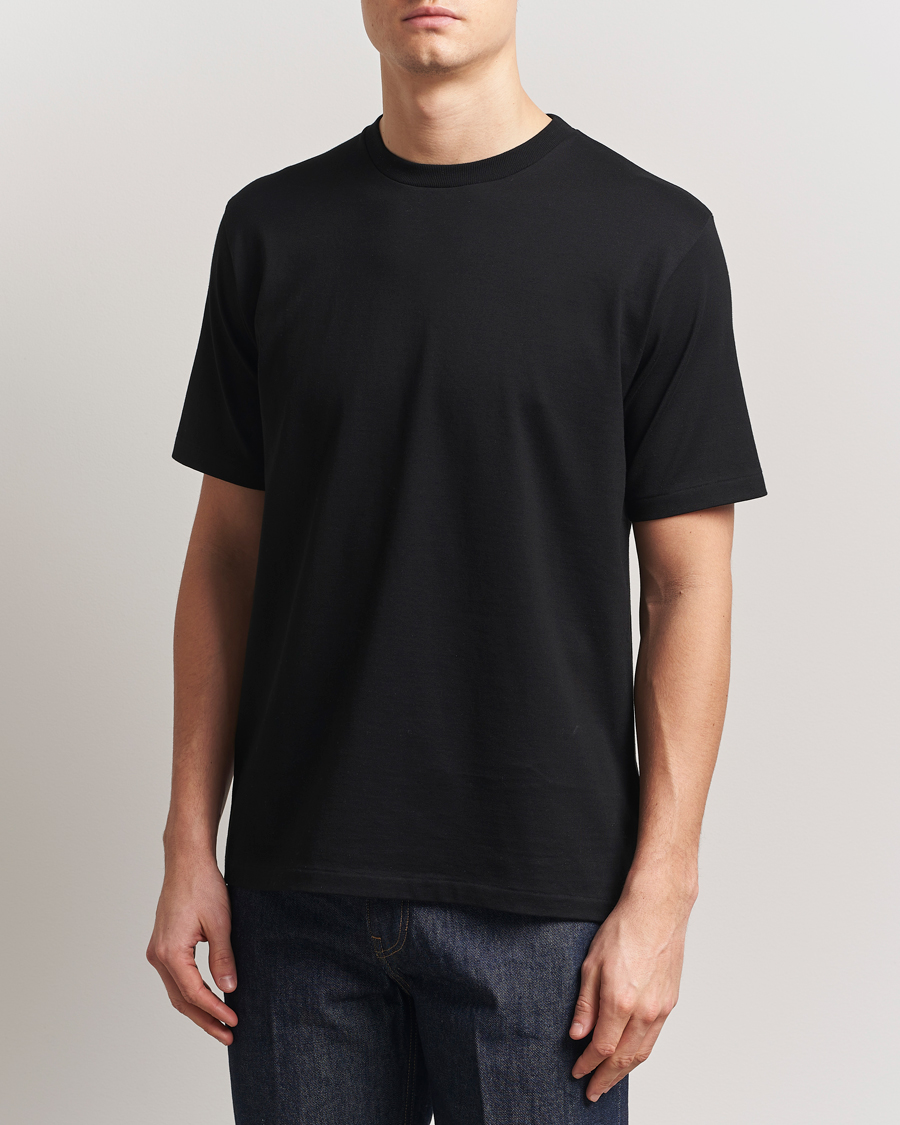 Herre | T-Shirts | Auralee | Luster Plating T-Shirt Black