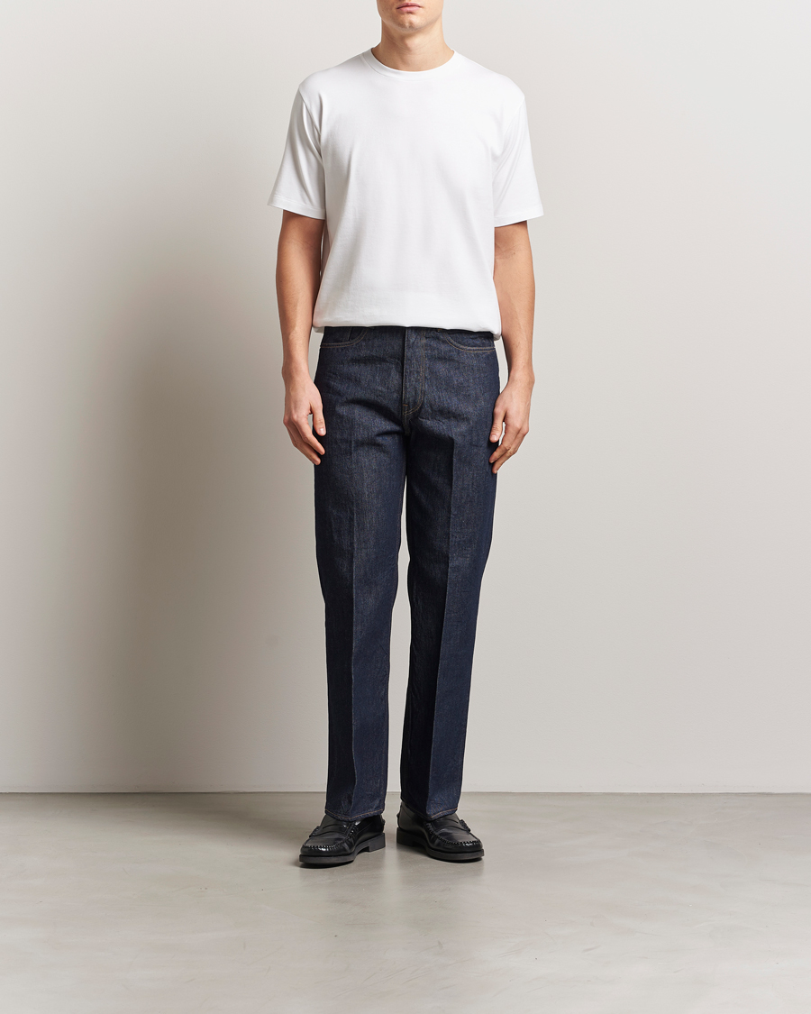 Herre | T-Shirts | Auralee | Luster Plating T-Shirt White