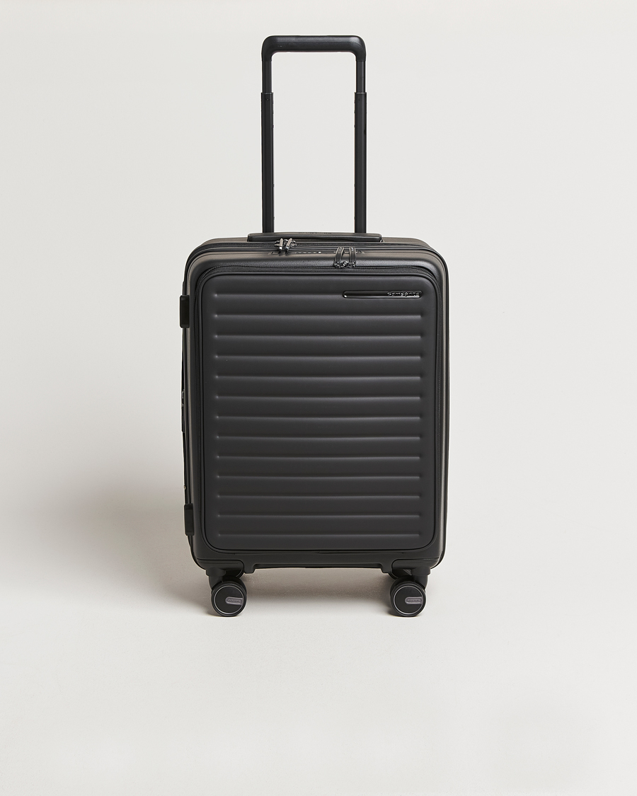 Herre | Tasker | Samsonite | Restackd Spinner Easy Access Carry-On Black