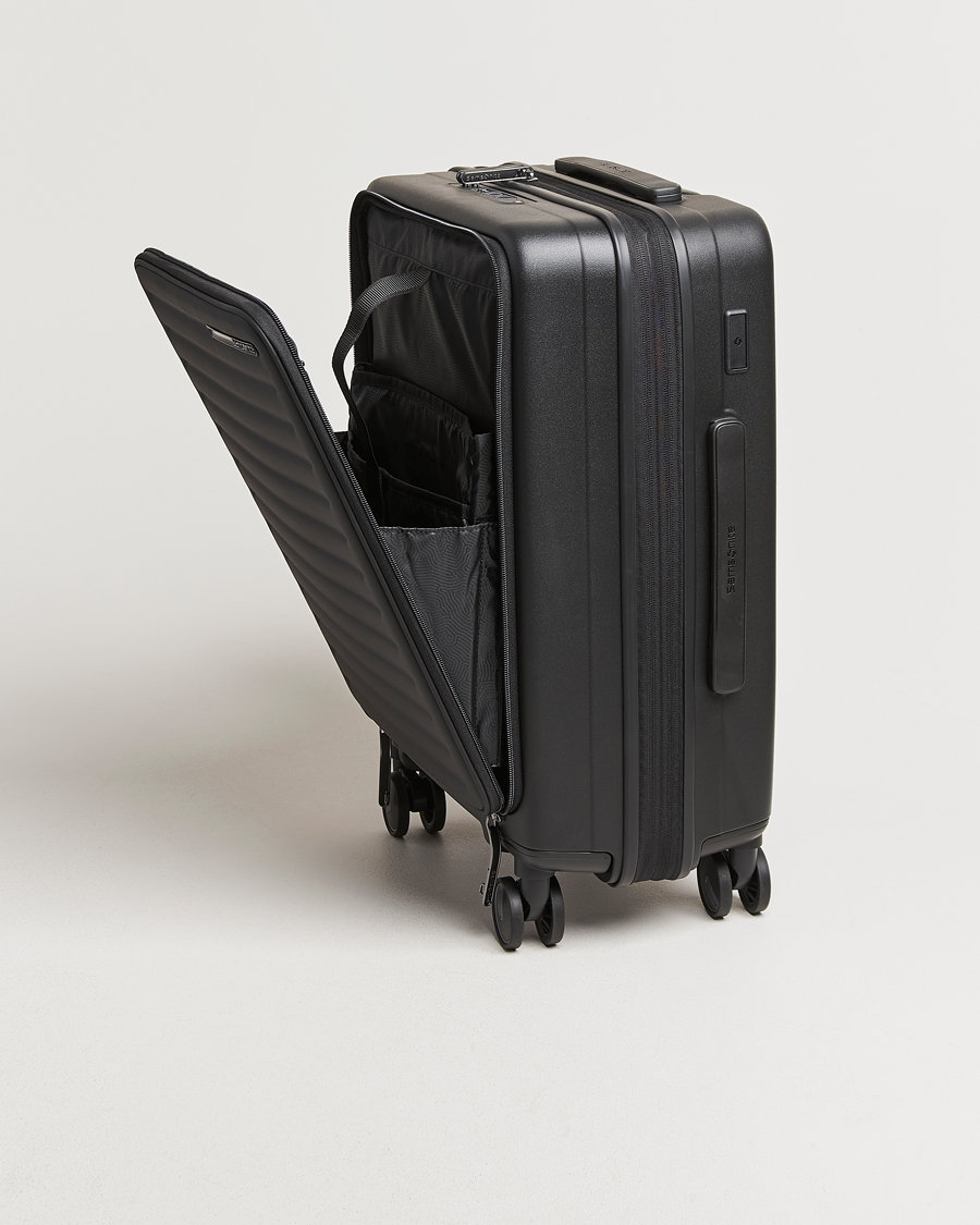 Herre | Tasker | Samsonite | Restackd Spinner Easy Access Carry-On Black