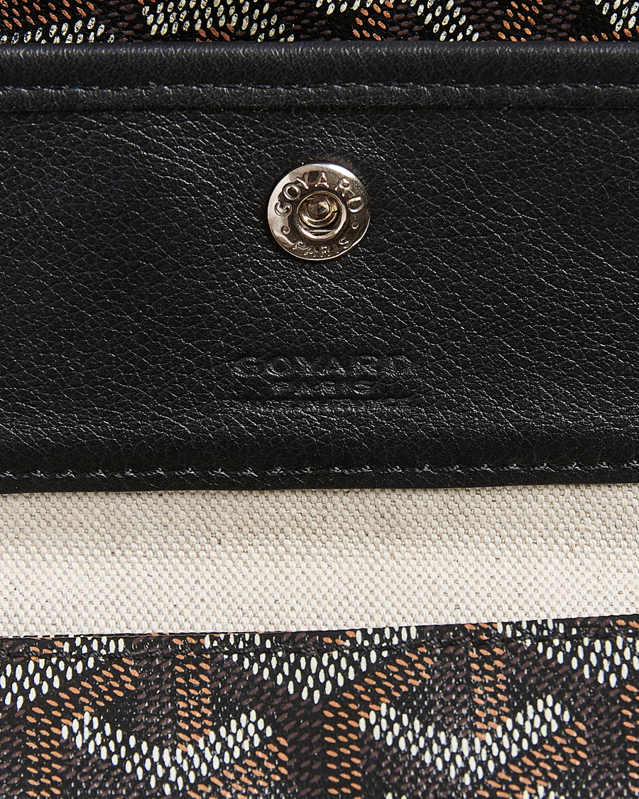 Herre | Goyard Pre-Owned Saint Louis PM Coated Canvas Tote Bag Black | Goyard Pre-Owned | Saint Louis PM Coated Canvas Tote Bag Black