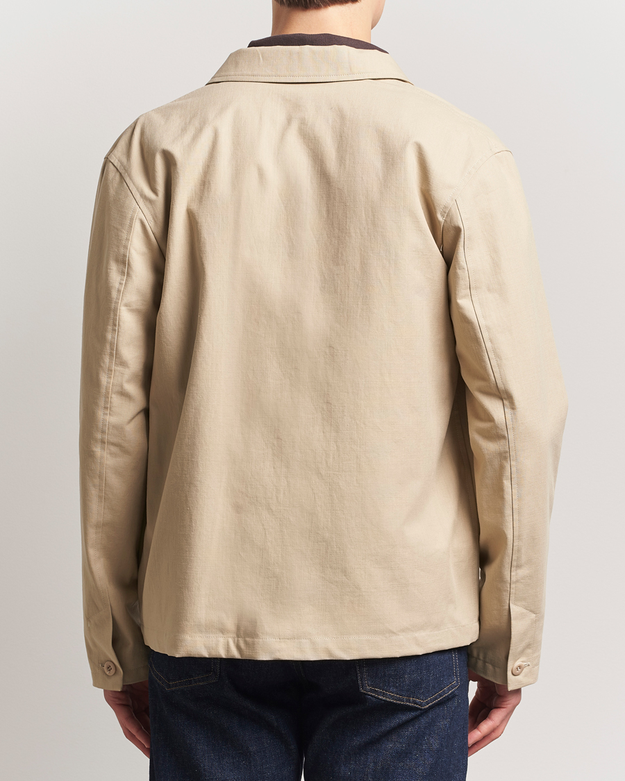 Herre | Jakker | A.P.C. | Rodney Textured Cotton Overshirt Beige
