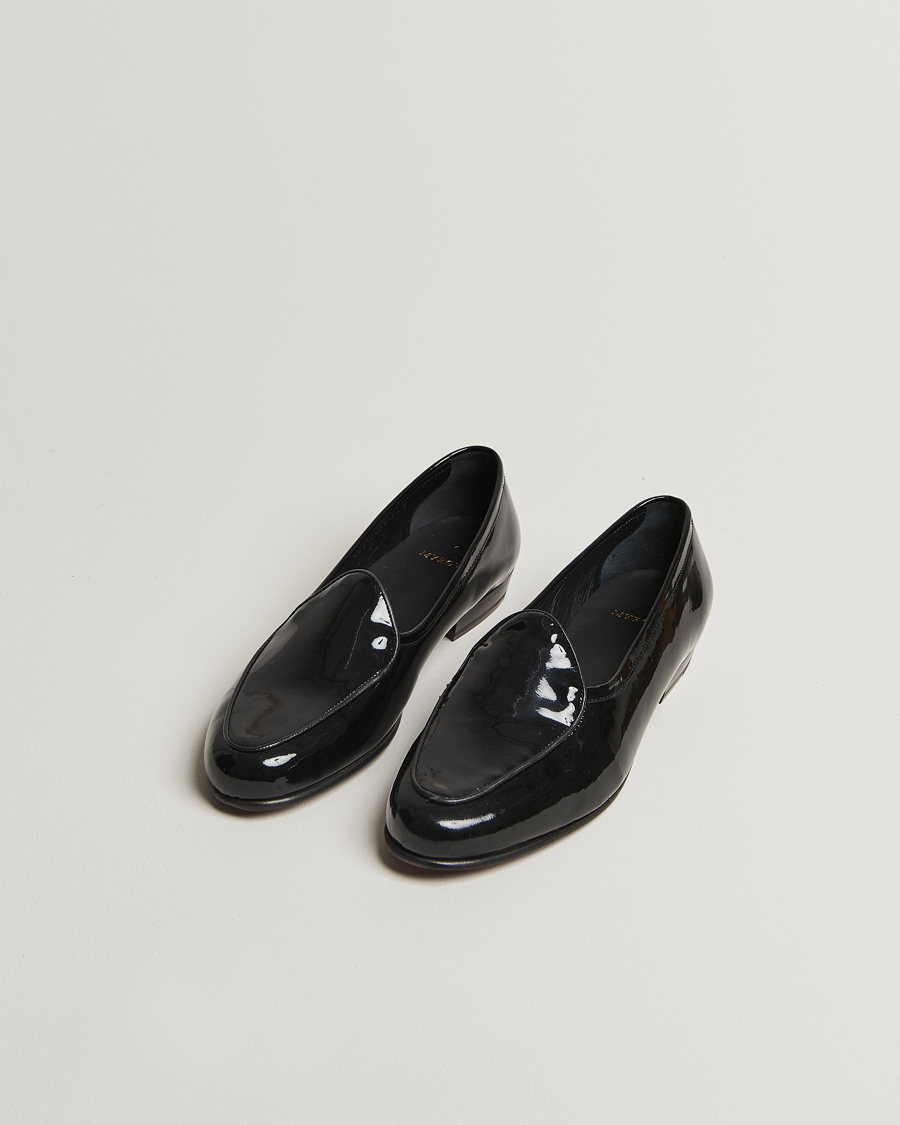 Herre | Laksko | Myrqvist | Ängby Patent Loafer Black