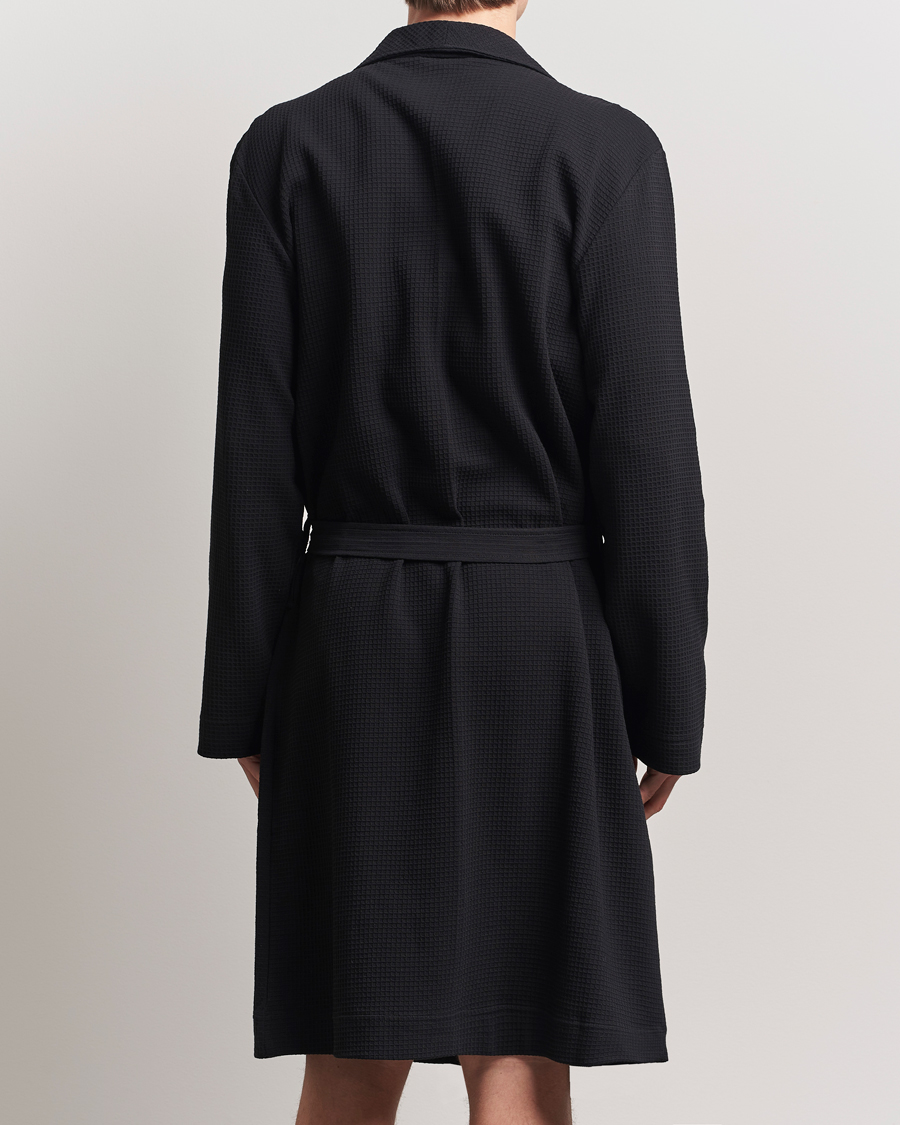 Herre | Pyjamas & Morgenkåber | Bread & Boxers | Waffle Robe Black