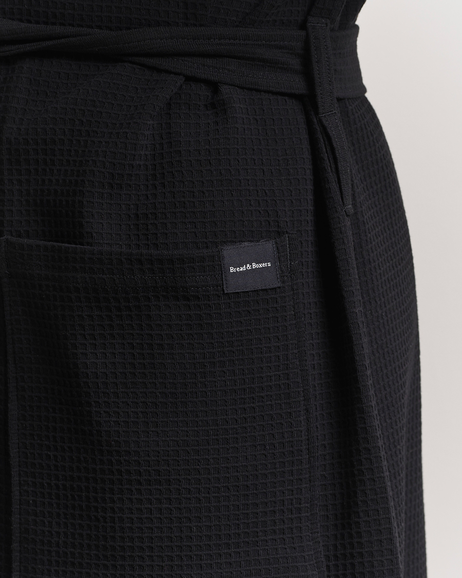Herre | Pyjamas & Morgenkåber | Bread & Boxers | Waffle Robe Black