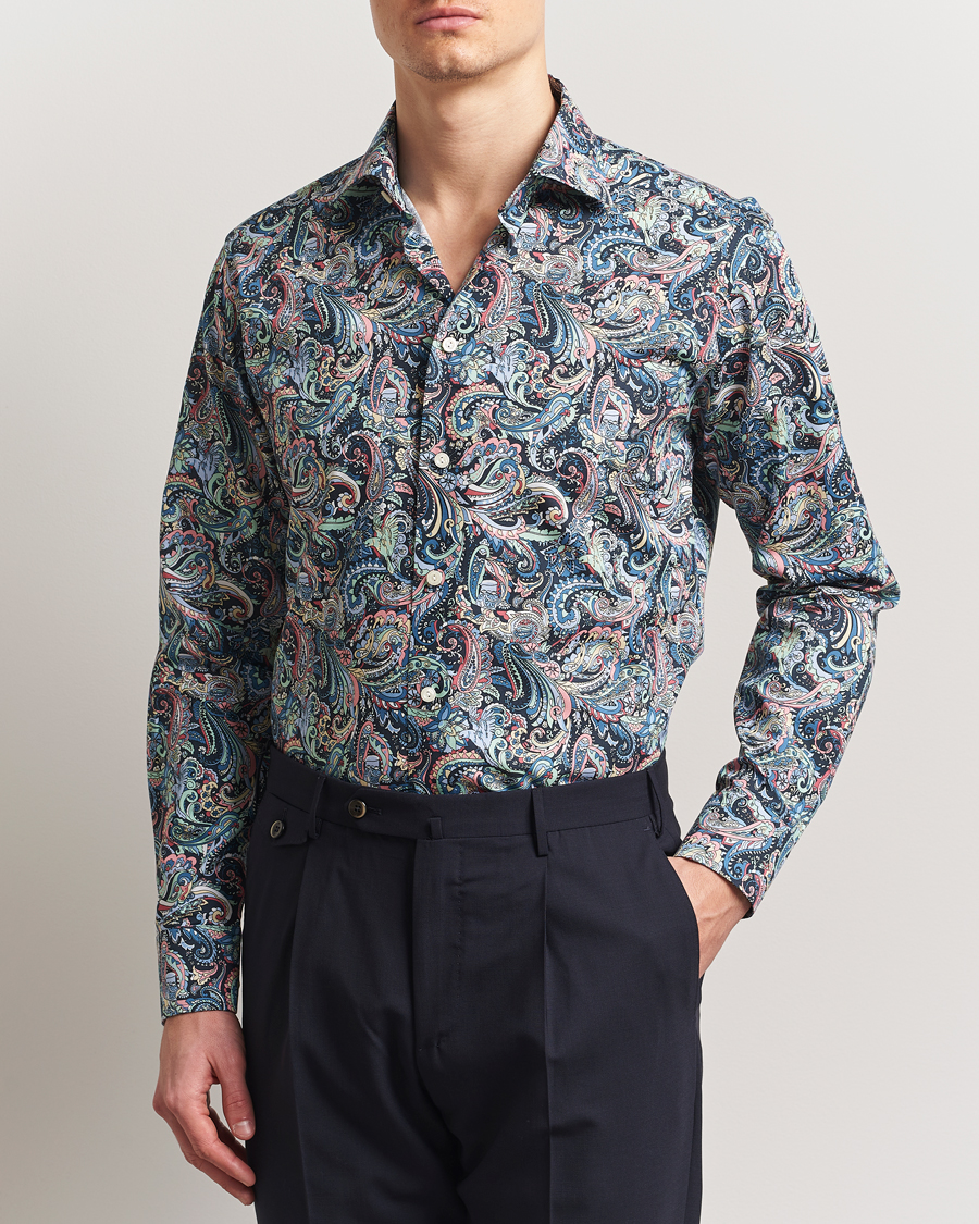 Herre | Skjorter | Eton | Slim Fit Signature Twill Printed Shirt Multi