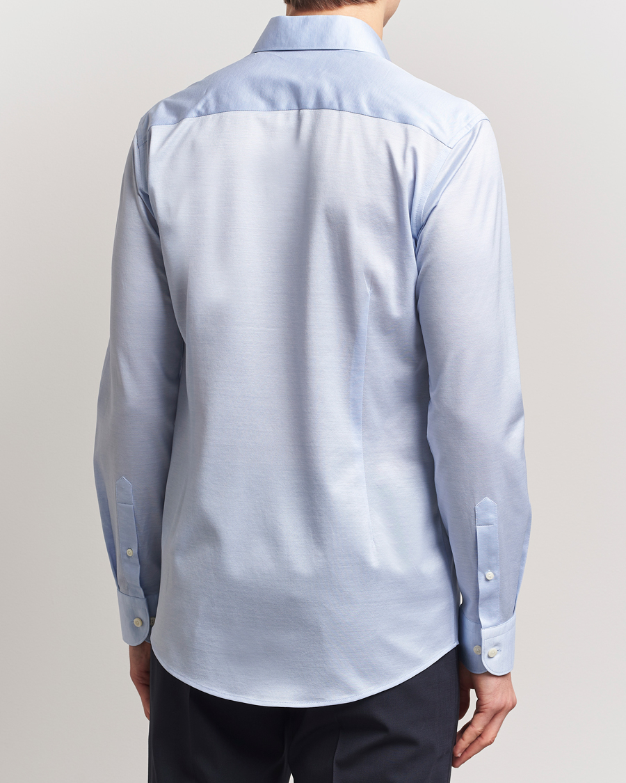 Herre | Skjorter | Eton | Filo Di Scozia Oxford Shirt Light Blue