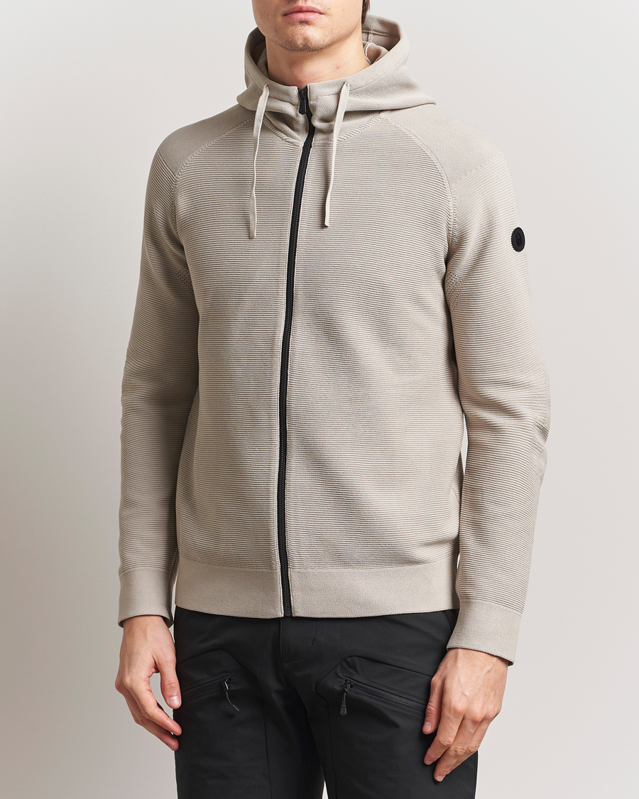 Herre | Trøjer | Sail Racing | Element Seamless Hooded Full Zip Sand