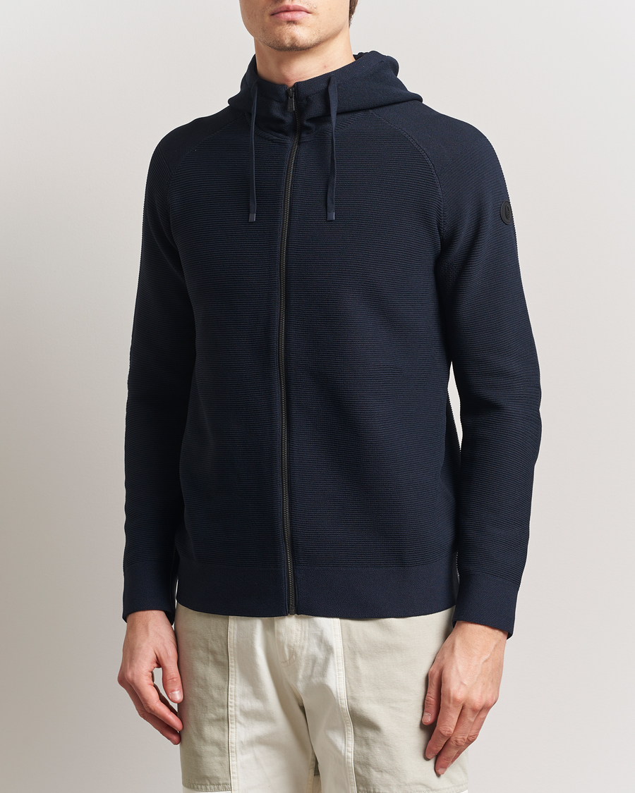 Herre | Trøjer | Sail Racing | Element Seamless Hooded Full Zip Dark Navy