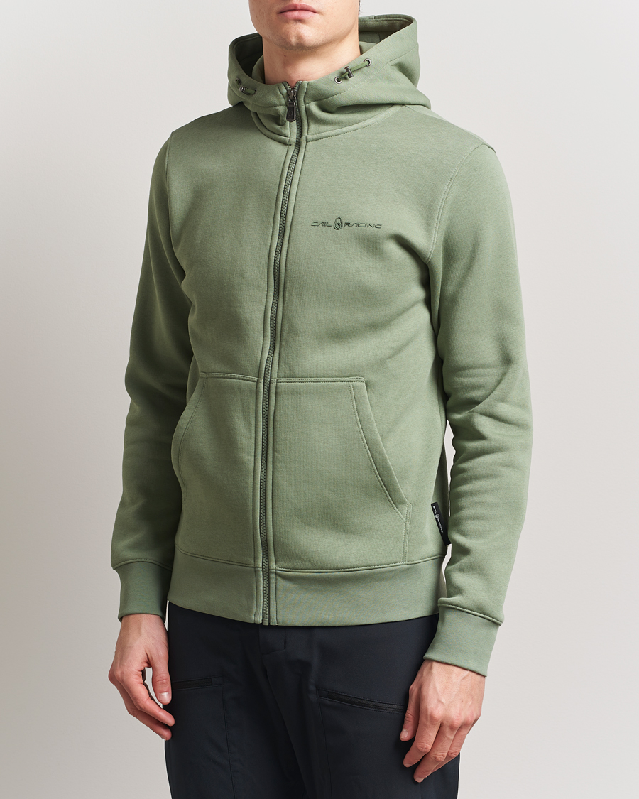 Herre | Trøjer | Sail Racing | Bowman Full Zip Hoodie Hedge Green