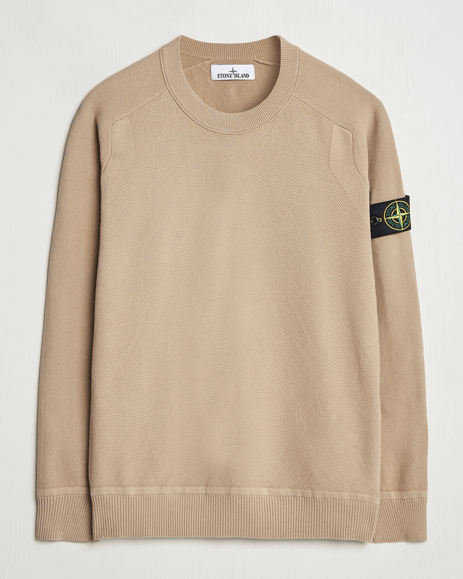 Herre | Trøjer | Stone Island | Micro Stitch Organic Cotton Crew Biscuit
