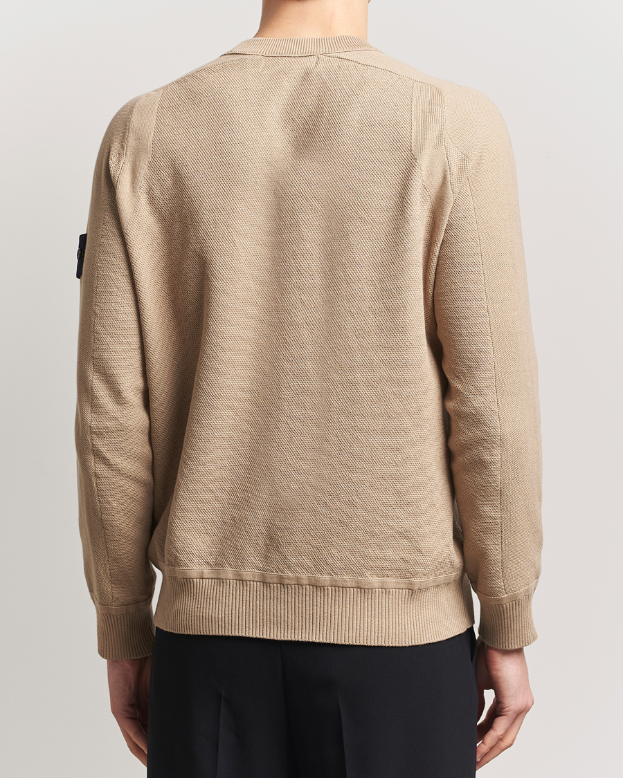 Herre | Trøjer | Stone Island | Micro Stitch Organic Cotton Crew Biscuit