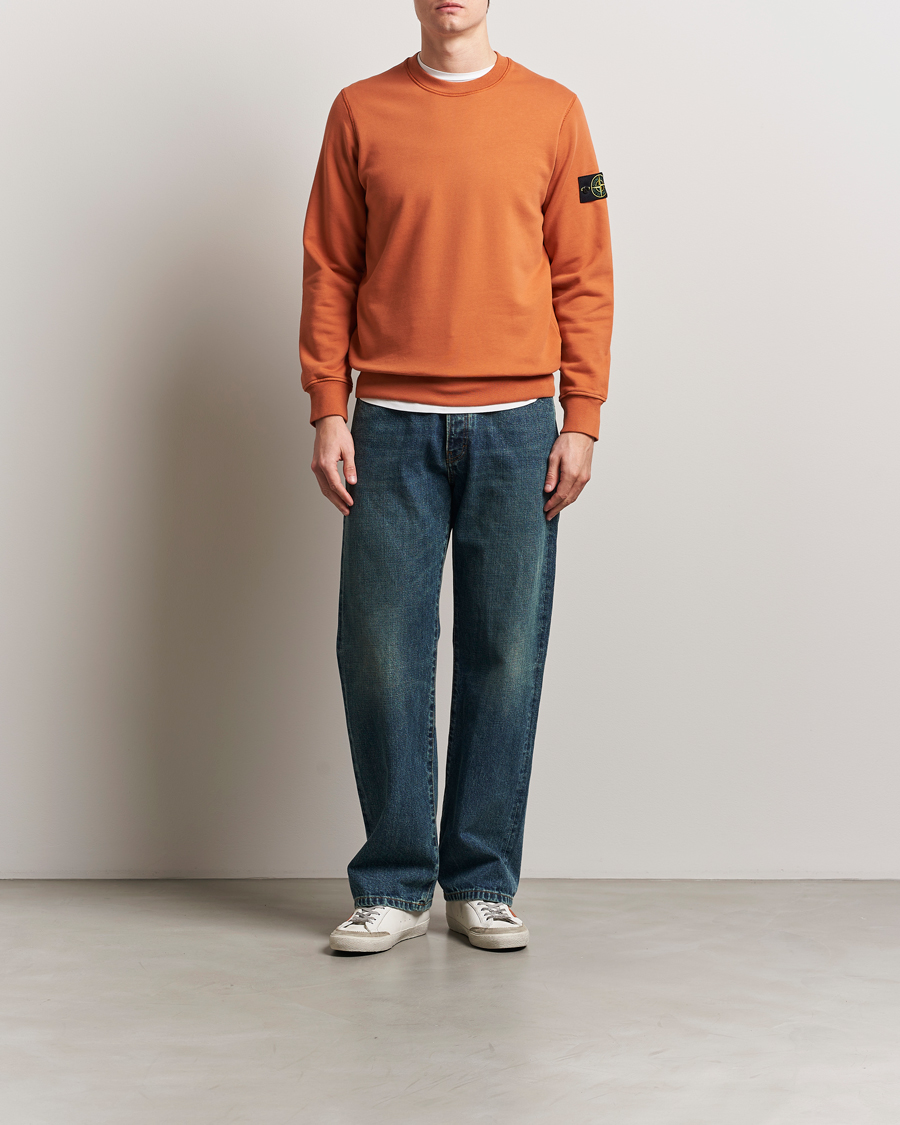 Herre | Trøjer | Stone Island | Garment Dyed Fleece Sweatshirt Sienna