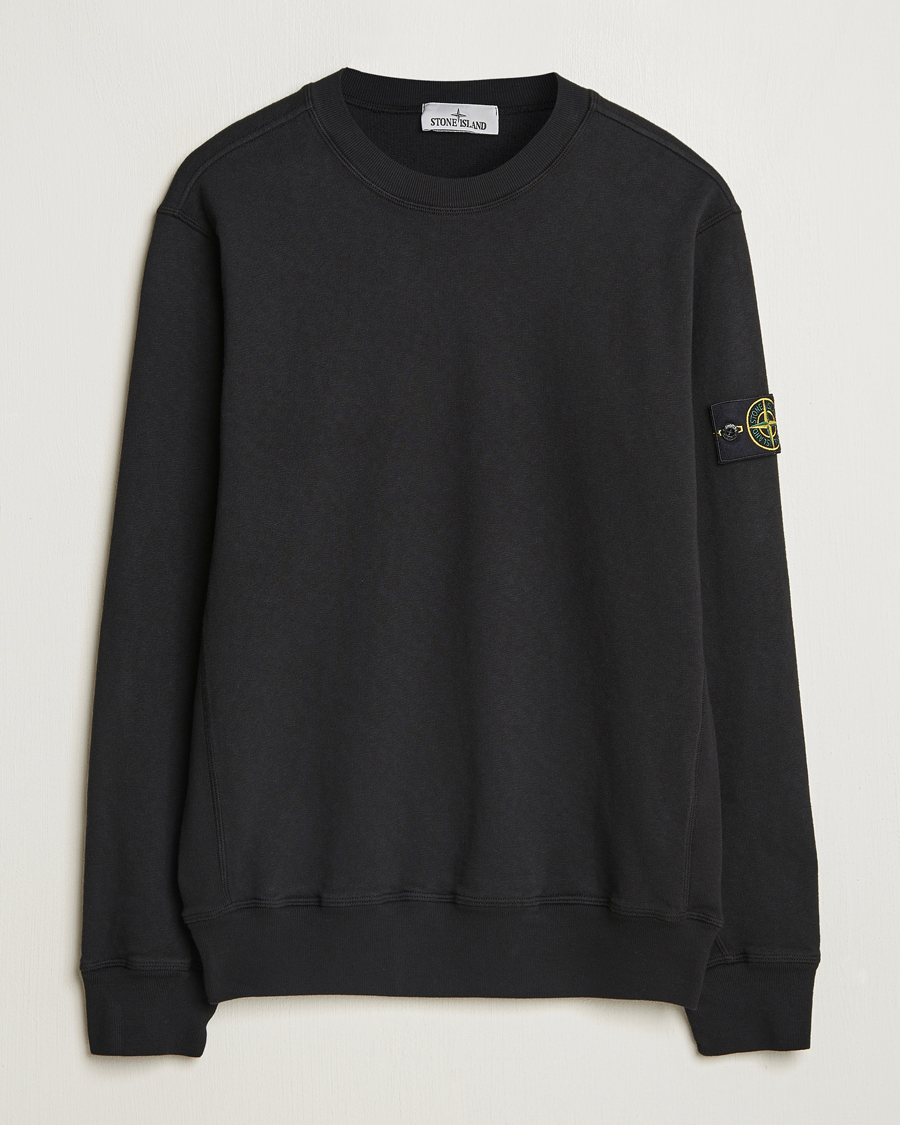 Herre | Trøjer | Stone Island | Old Dyed Cotton Sweatshirt Black