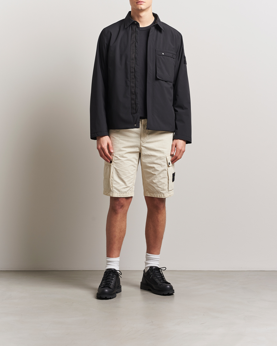 Herre | Shorts | Stone Island | Brushed Cotton Canvas Cargo Shorts Sand