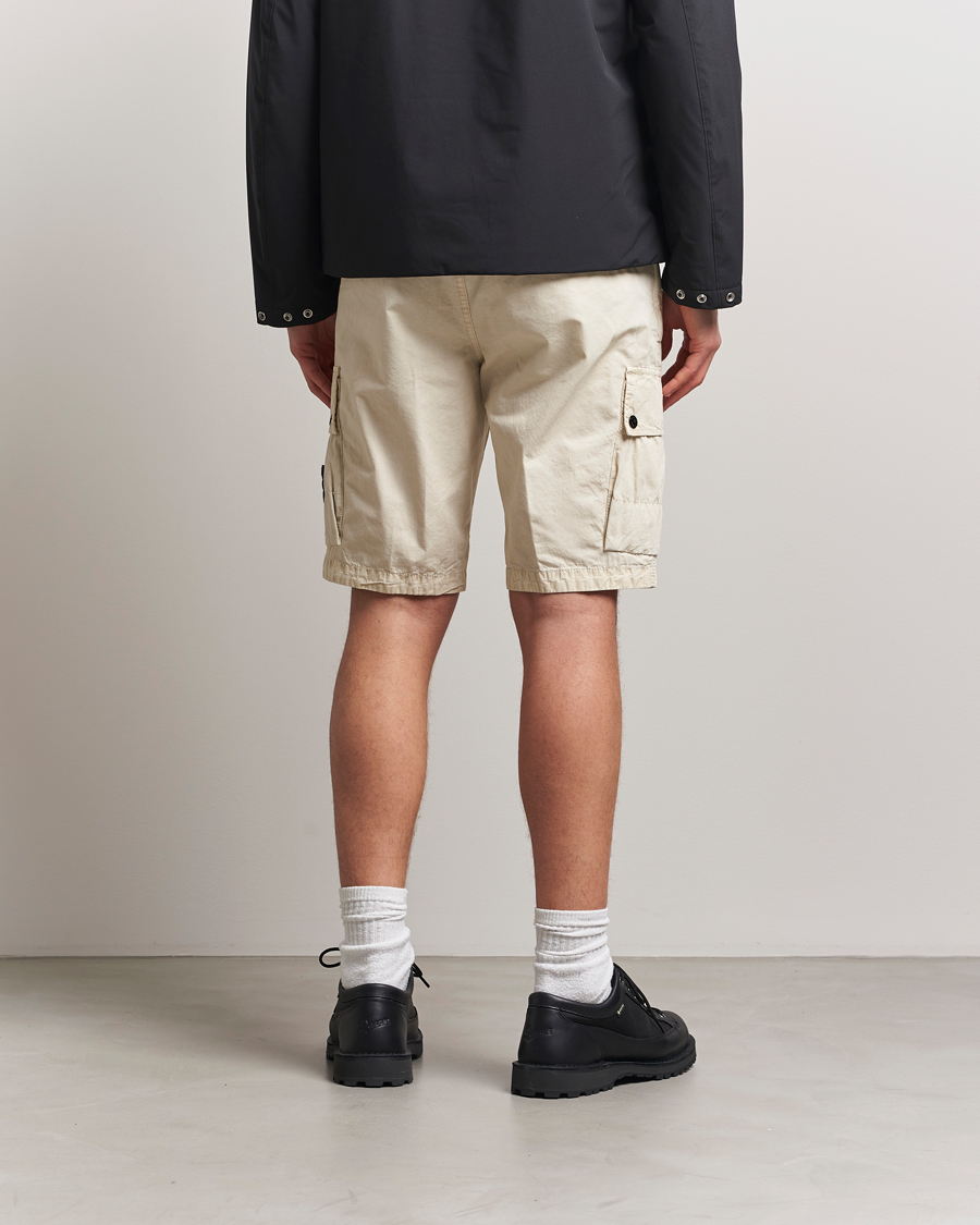 Herre | Shorts | Stone Island | Brushed Cotton Canvas Cargo Shorts Sand
