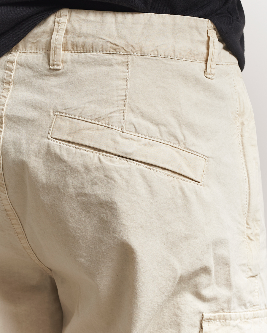 Herre | Shorts | Stone Island | Brushed Cotton Canvas Cargo Shorts Sand