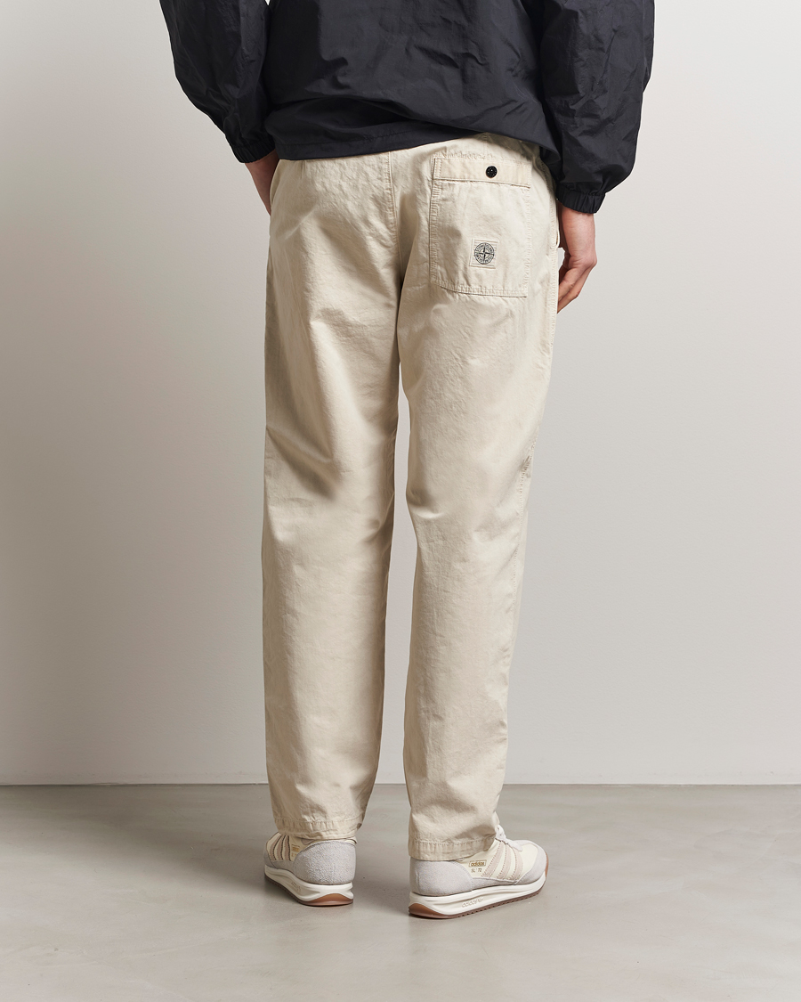 Herre | Bukser | Stone Island | Brushed Cotton Canvas Fatigue Pants Sand