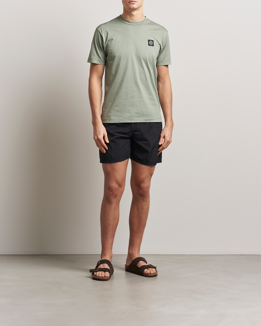 Herre | Badebukser | Stone Island | Nylon Metal Econyl Swimshorts Black