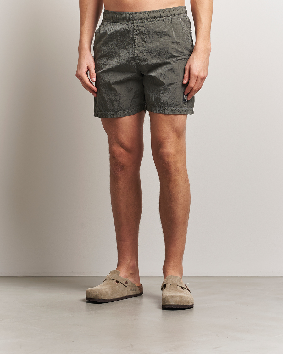 Herre | Badebukser | Stone Island | Nylon Metal Econyl Swimshorts Military Green