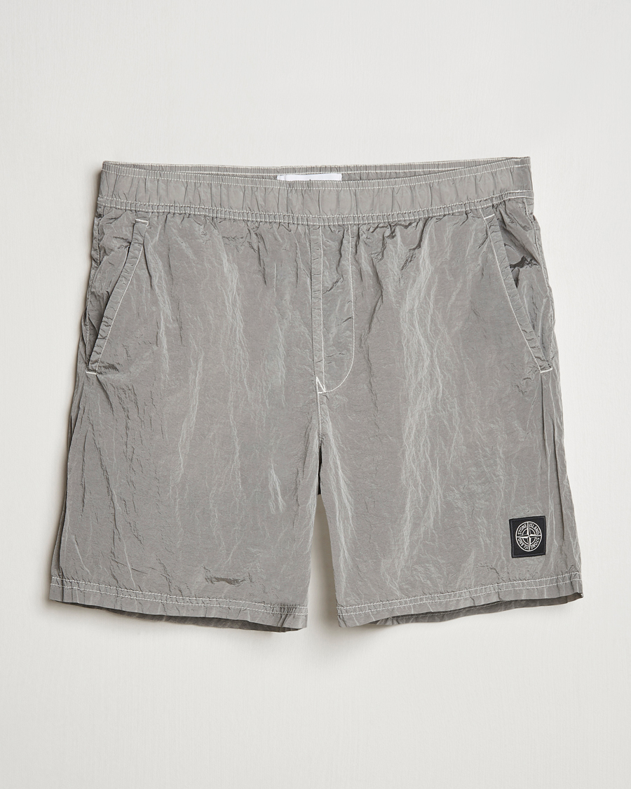 Herre | Badebukser | Stone Island | Nylon Metal Econyl Swimshorts Pearl Grey