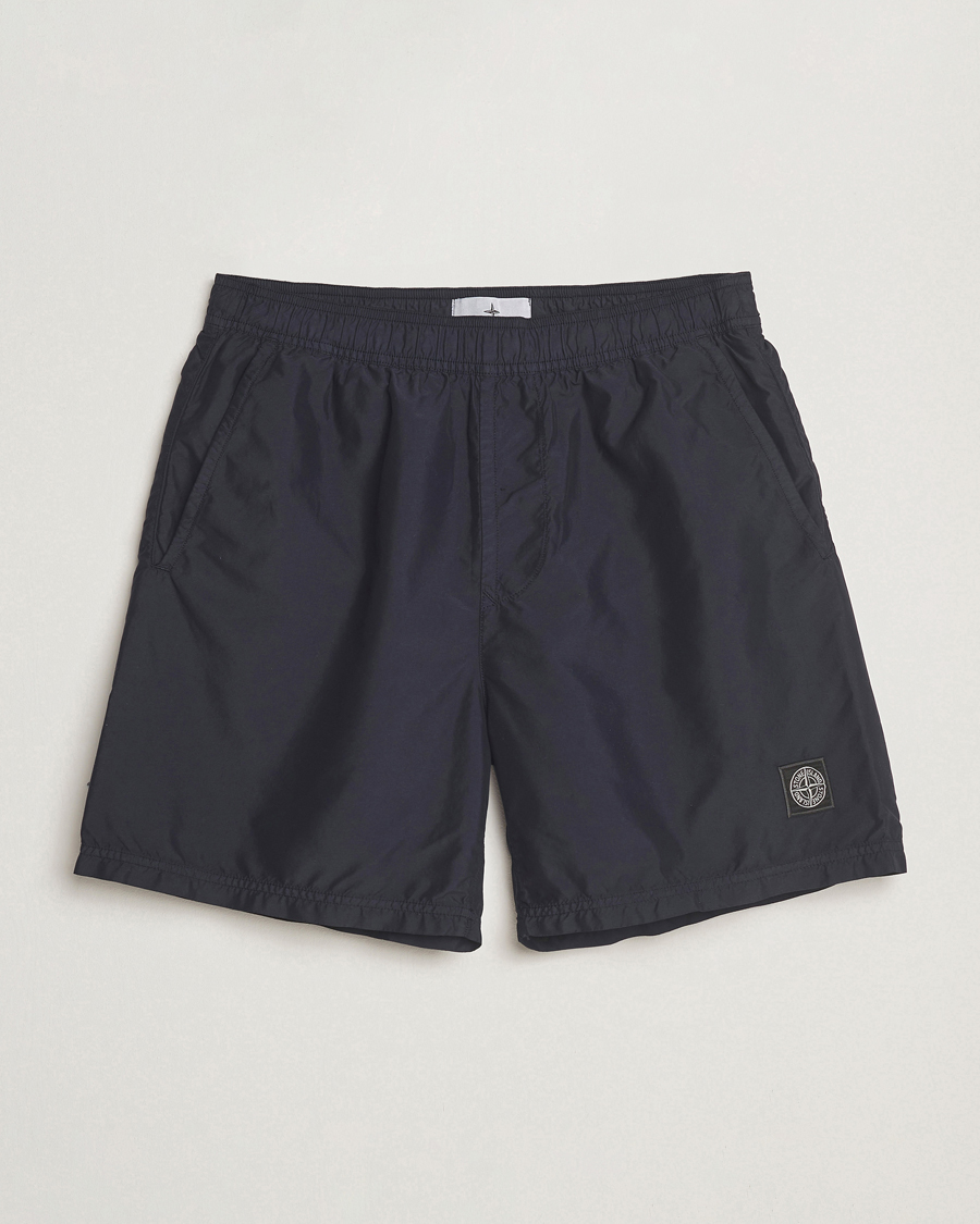 Herre | Badebukser | Stone Island | Brushed Nylon Swimshorts Navy Blue